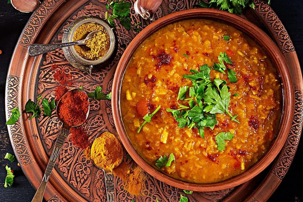 Masoor Daal With Rice