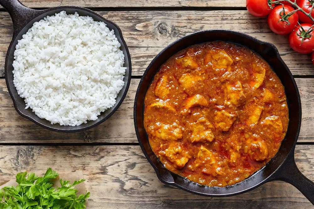 Chicken Tikka Masala With Rice