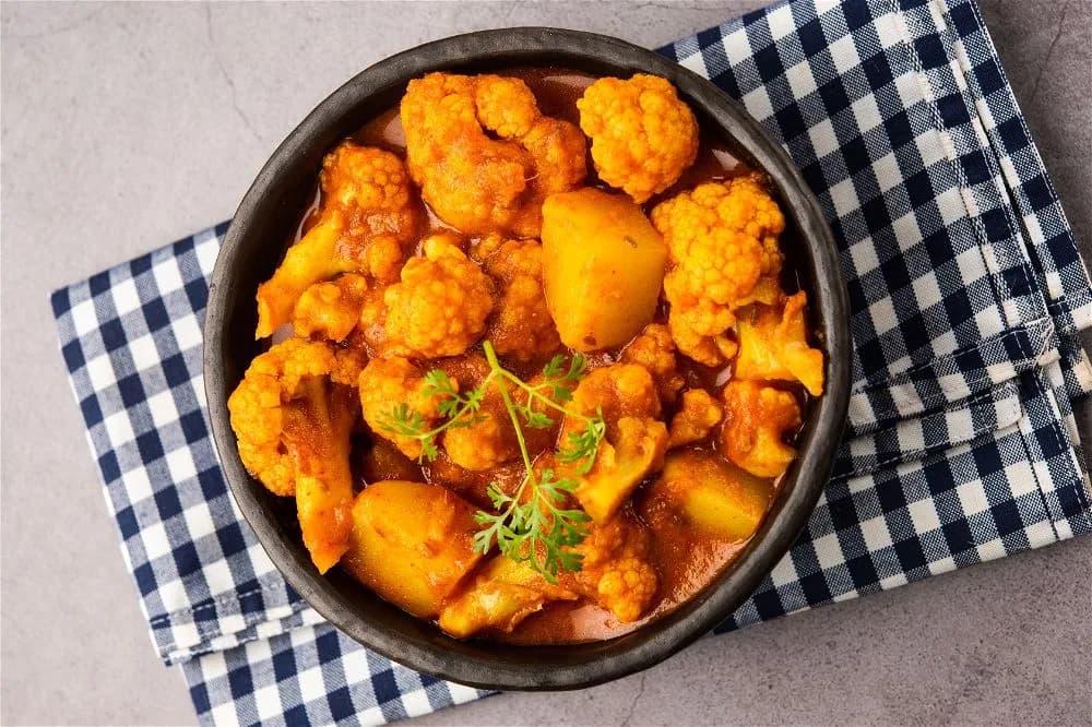 Aloo Gobi with Roti