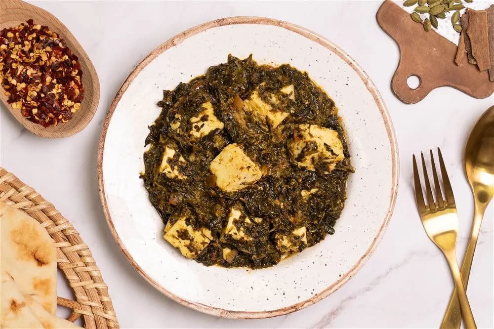 Palak Paneer with Roti