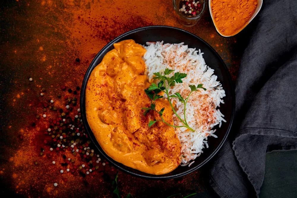 Butter Chicken with Rice