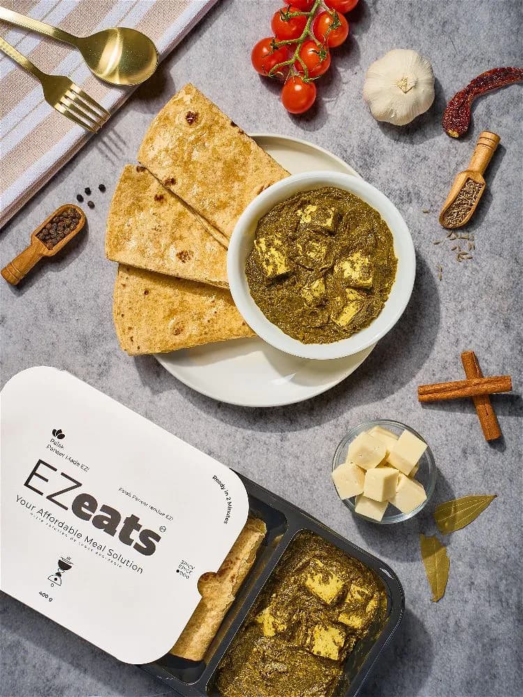 Palak Paneer with Roti