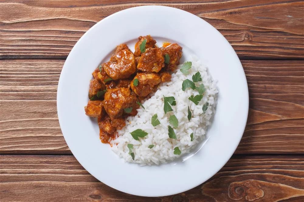 Chicken Korma With Rice