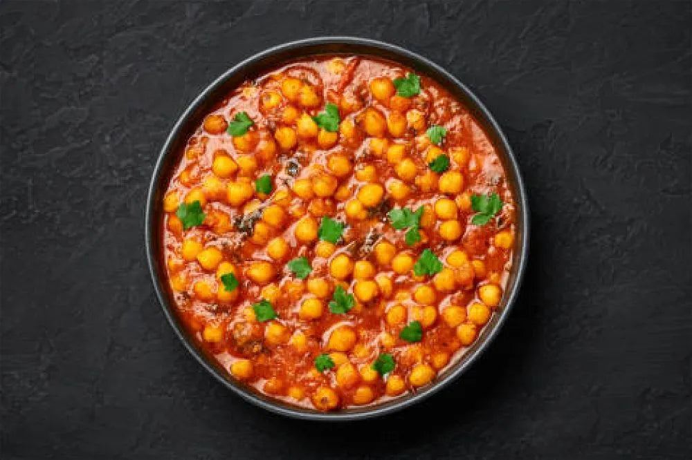 Chana Masala with Roti